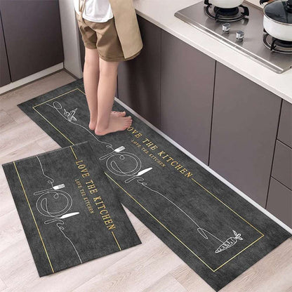 Soft Washable Kitchen Floor Mat – Non-Slip Area Rug for Home