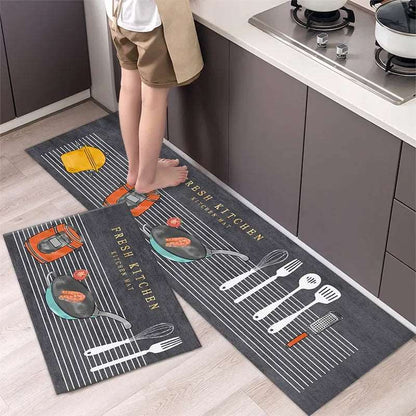 Soft Washable Kitchen Floor Mat – Non-Slip Area Rug for Home