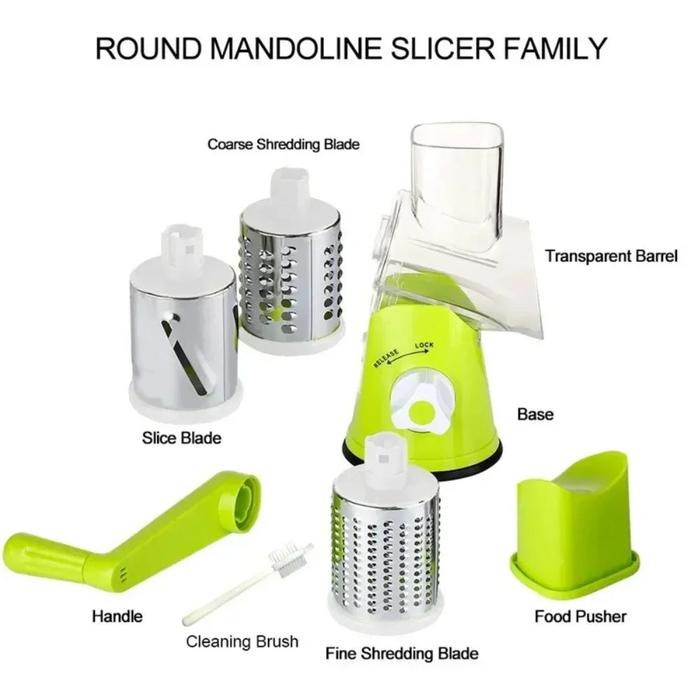 Manual Vegetable Cutter & Slicer – Multifunctional Cheese Chopper - My Dream Kitchen