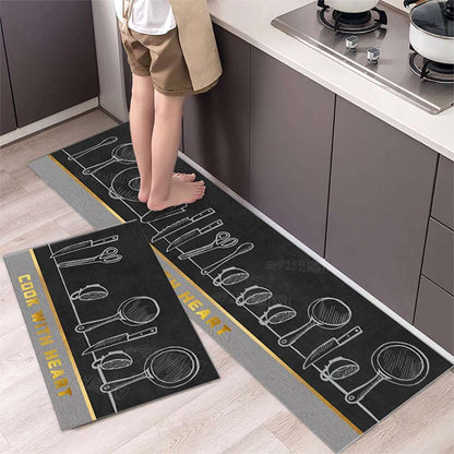 Soft Washable Kitchen Floor Mat – Non-Slip Area Rug for Home