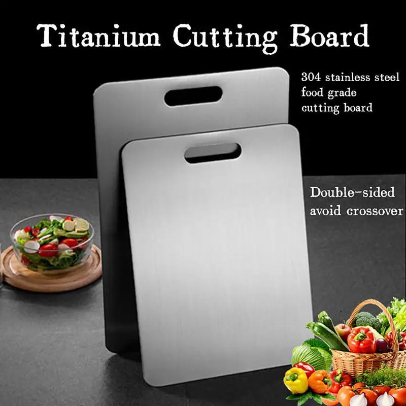 Premium Double-Sided Titanium Cutting Board