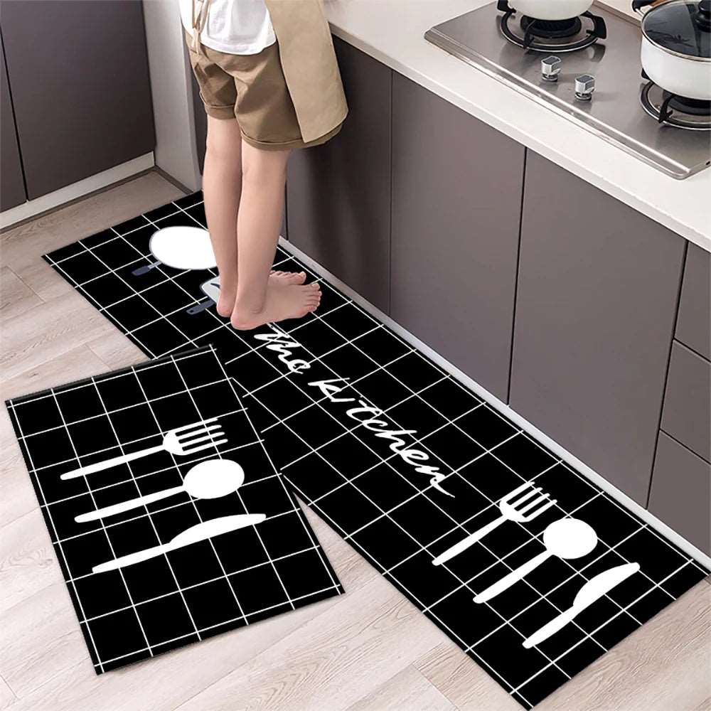 Soft Washable Kitchen Floor Mat – Non-Slip Area Rug for Home