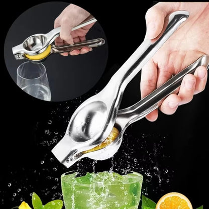 Stainless Steel Lemon Squeezer – Manual Citrus and Orange Juicer