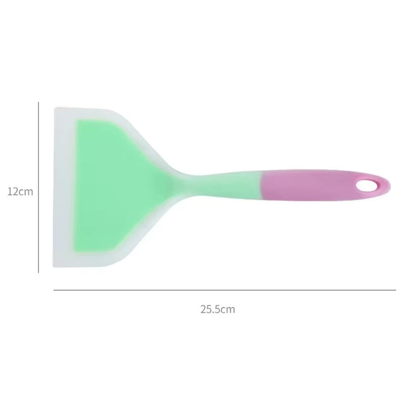 Dual-Color Silicone Spatula – Heat-Resistant Non-Stick Kitchen Utensil