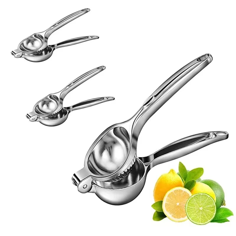 Stainless Steel Lemon Squeezer – Manual Citrus and Orange Juicer