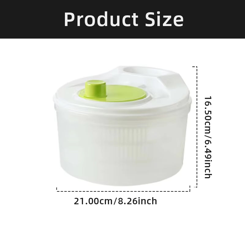 Salad Spinner – Lettuce Washer and Dryer for Leafy Vegetables