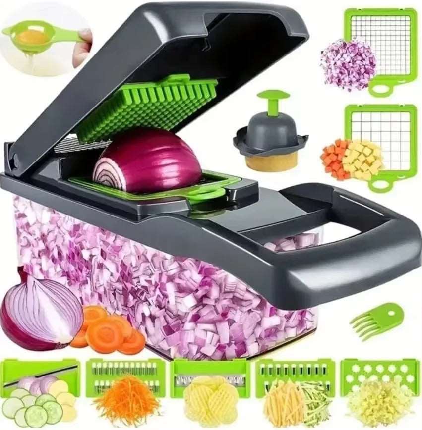 14-in-1 Multifunctional Vegetable Chopper & Slicer