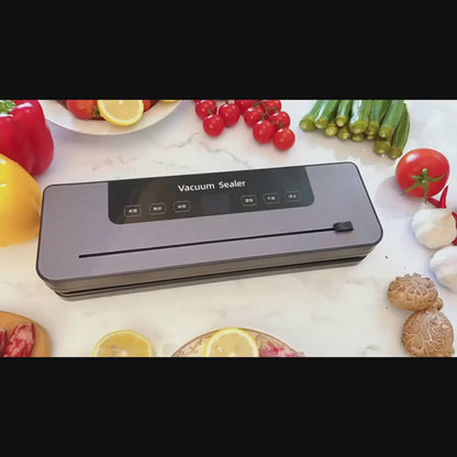 Electric Vacuum Sealer with Built-In Cutter – Keep Your Food Fresh!